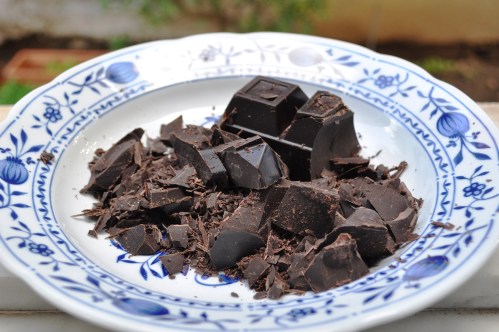 Serious chocolate, chopped