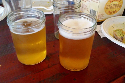 Take My Adweisse (left) and California Moonset (right) from Revelation Cat. In jars. 