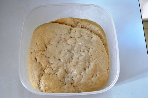 biga, after fermentation