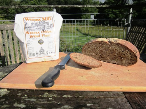Wessex Cobber flour, with fly, and bread