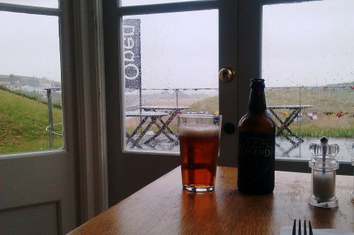 Dartmoor Brewery's Legend at The Castle Restaurant, Bude, Cornwall