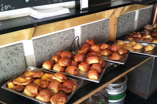 Choice of pastries at Baylon Cafe, Trastevere, Rome