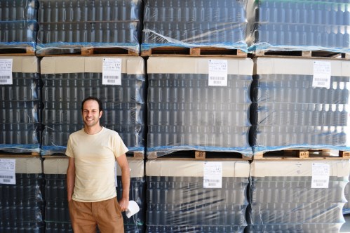 Master brewer Michele Sensidoni at Mastri Birrai Umbri