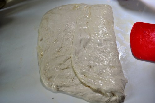 Pizza bianca, folding