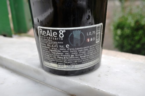 Birra del Borgo's ReAle 8 label