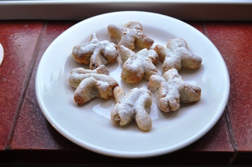 Sicilian almond pastries, biscuits