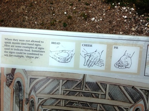 Monastic sign language