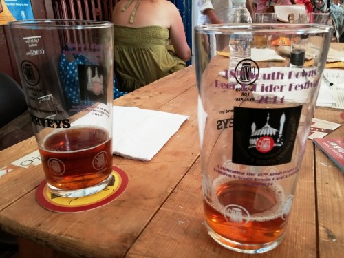 Drinking out third-pints at the 18th South Downs Beer Festival