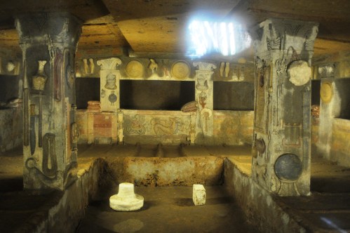 Tomb of the Reliefs, Banditaccia, Cerveteri (Photo: Fran Hortop)