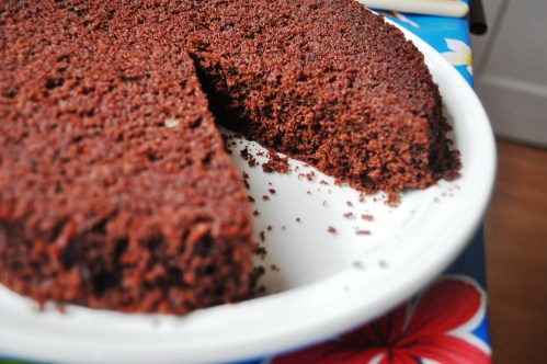 Microwave chocolate cake - weird texture?