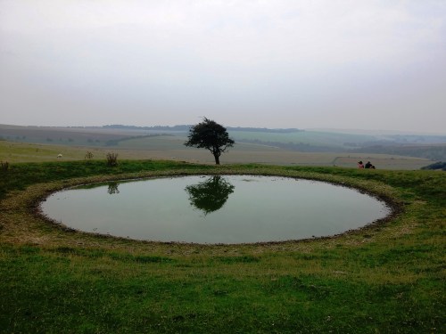 Dew pond near Ditchling Beacon