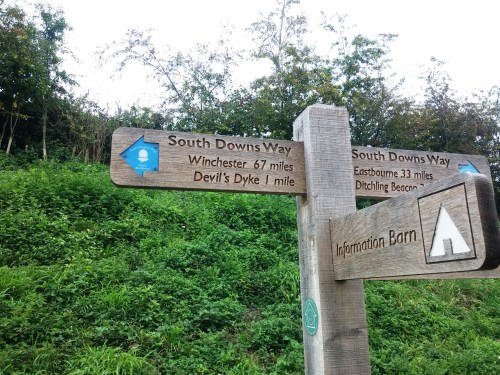 Finger post, one of many