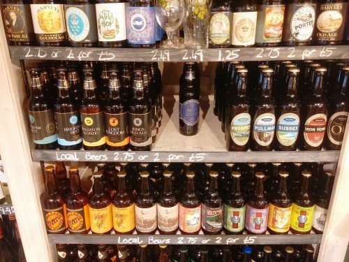 Local beers, Sussex Produce Company
