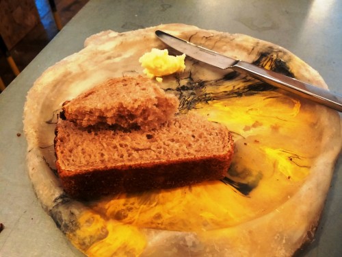 Bread, recycled plastic trencher