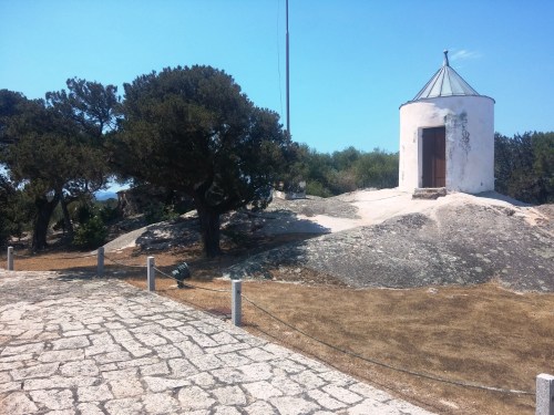 Garibaldi's forno (under tree on right) and mill (left,without sails)