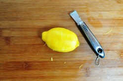 Zest of one lemon