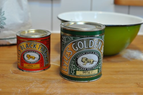 Black treacle and golden syrup