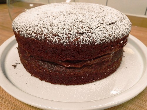 Buttermilk chocolate cake