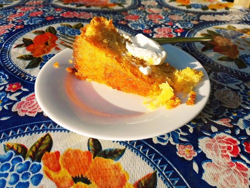Citrus polenta cake